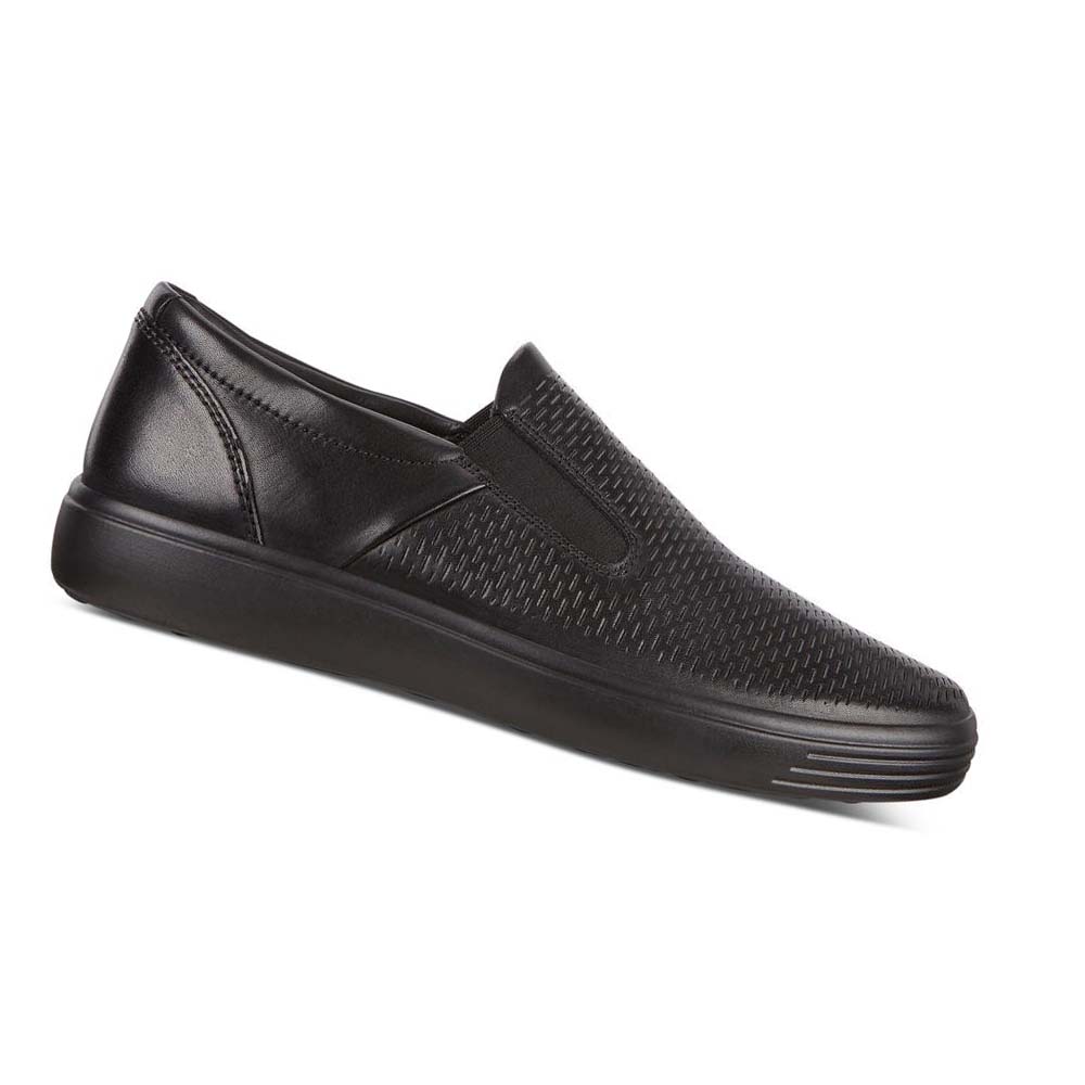 Ecco Soft 7 Slip-on Sneakers Herr Svarta | SE 635WNB